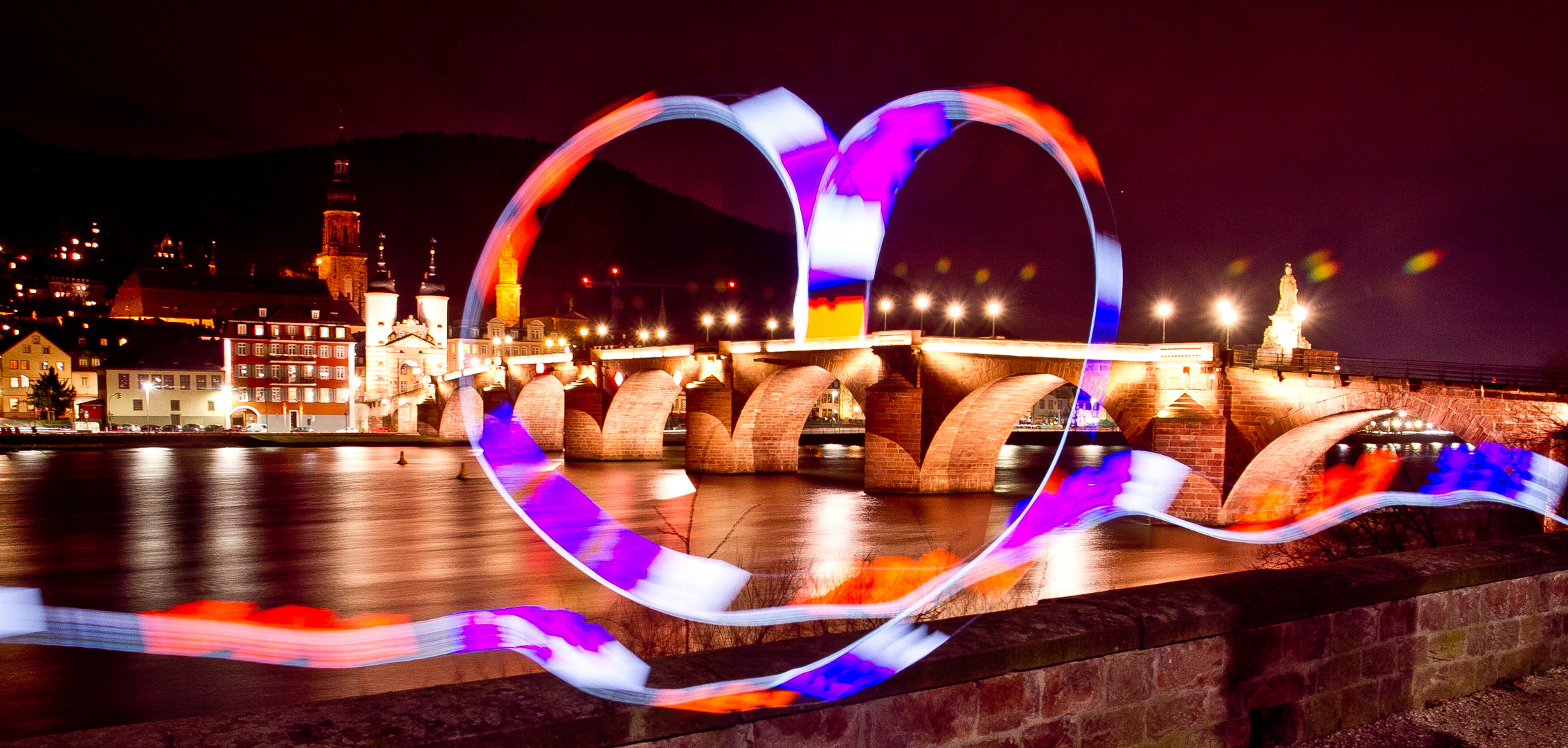 Lightpainting Heidelberg