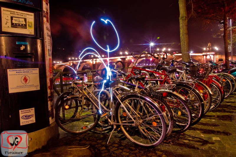 Lightpainting in Heidelberg