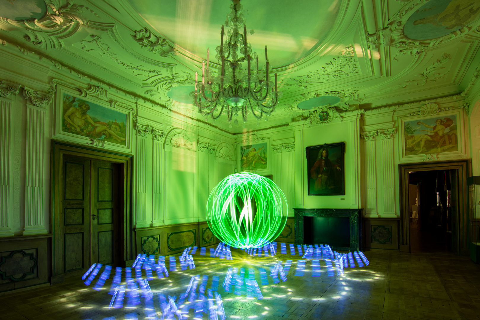 Lightpainting Light Art Performance Photography Foto & Bild