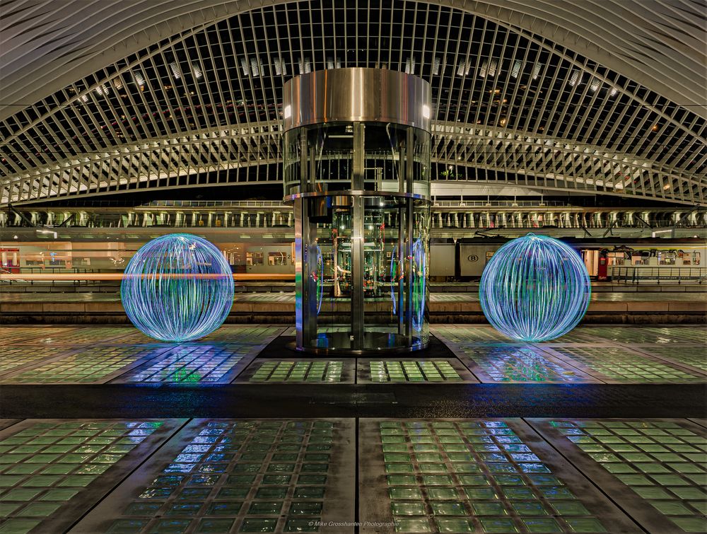 Lightpainting Lüttich