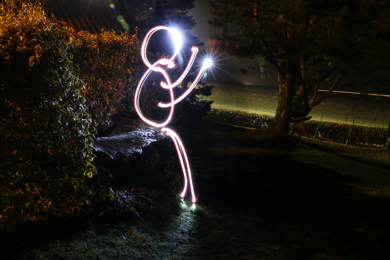 Lightpainting-Man