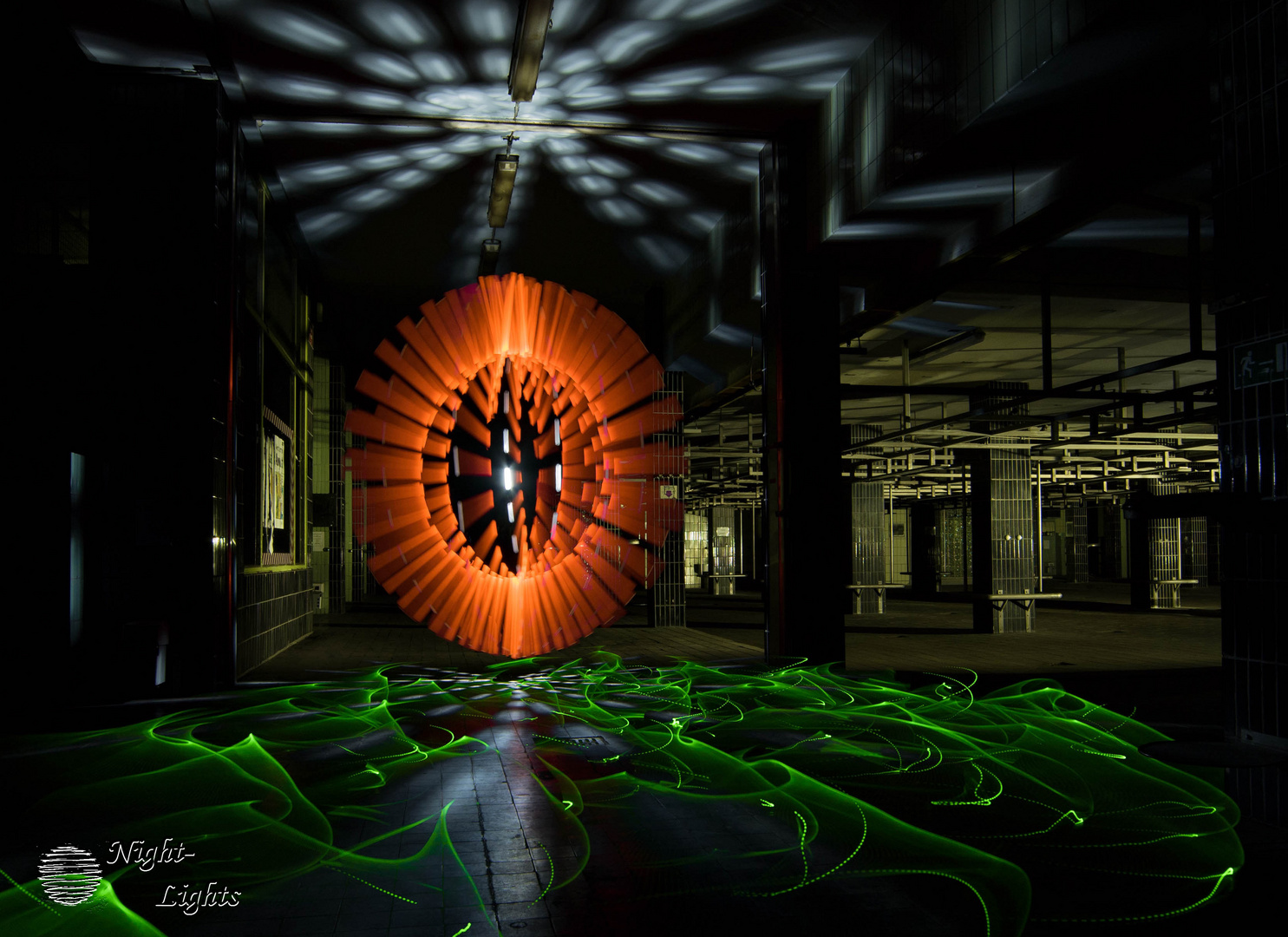 lightpainting meets lost place