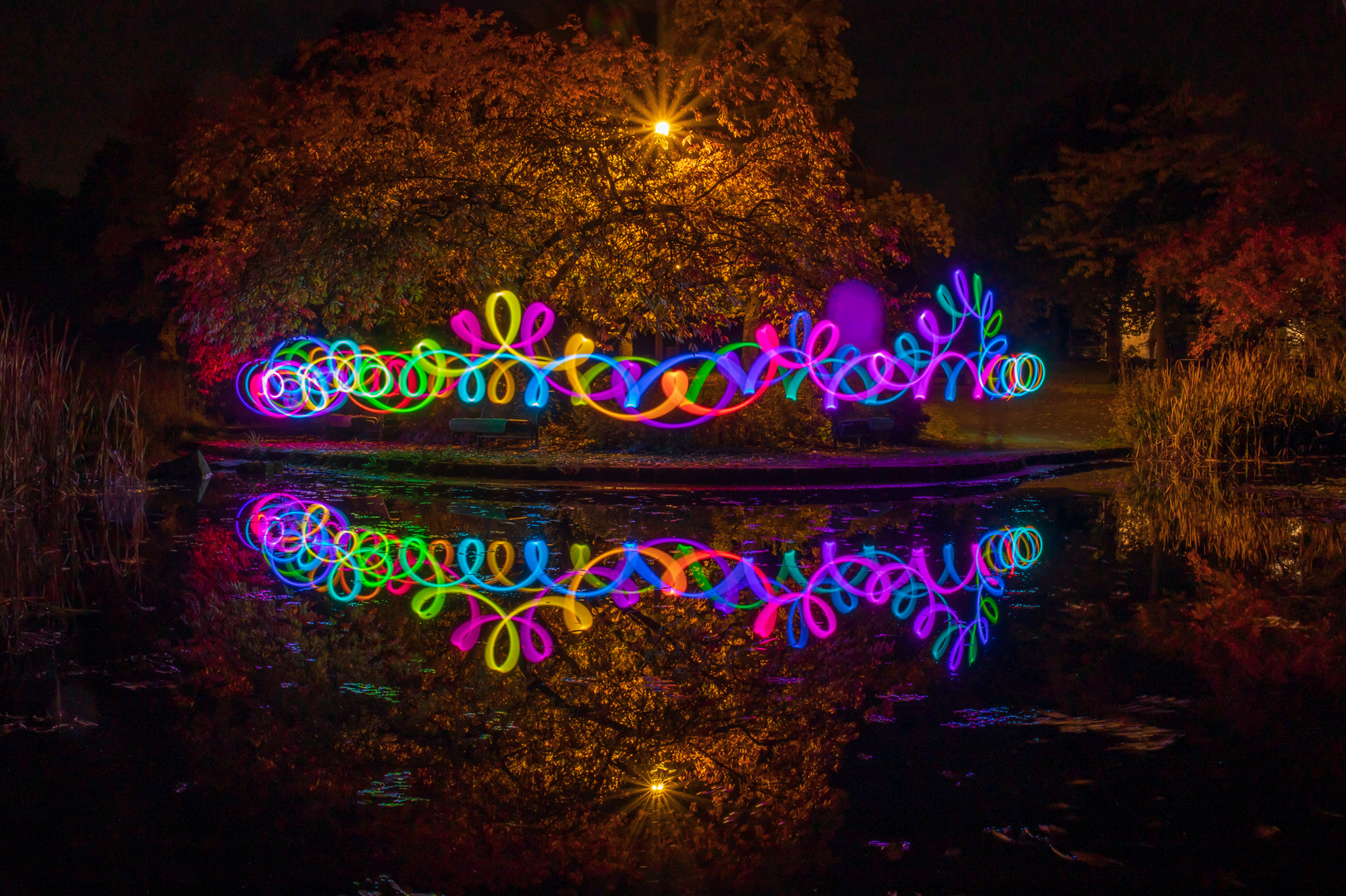 Lightpainting mit Freunden 