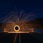 Lightpainting mit Stahlwolle