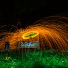 Lightpainting mit Stahlwolle