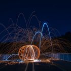 Lightpainting mit Stahlwolle