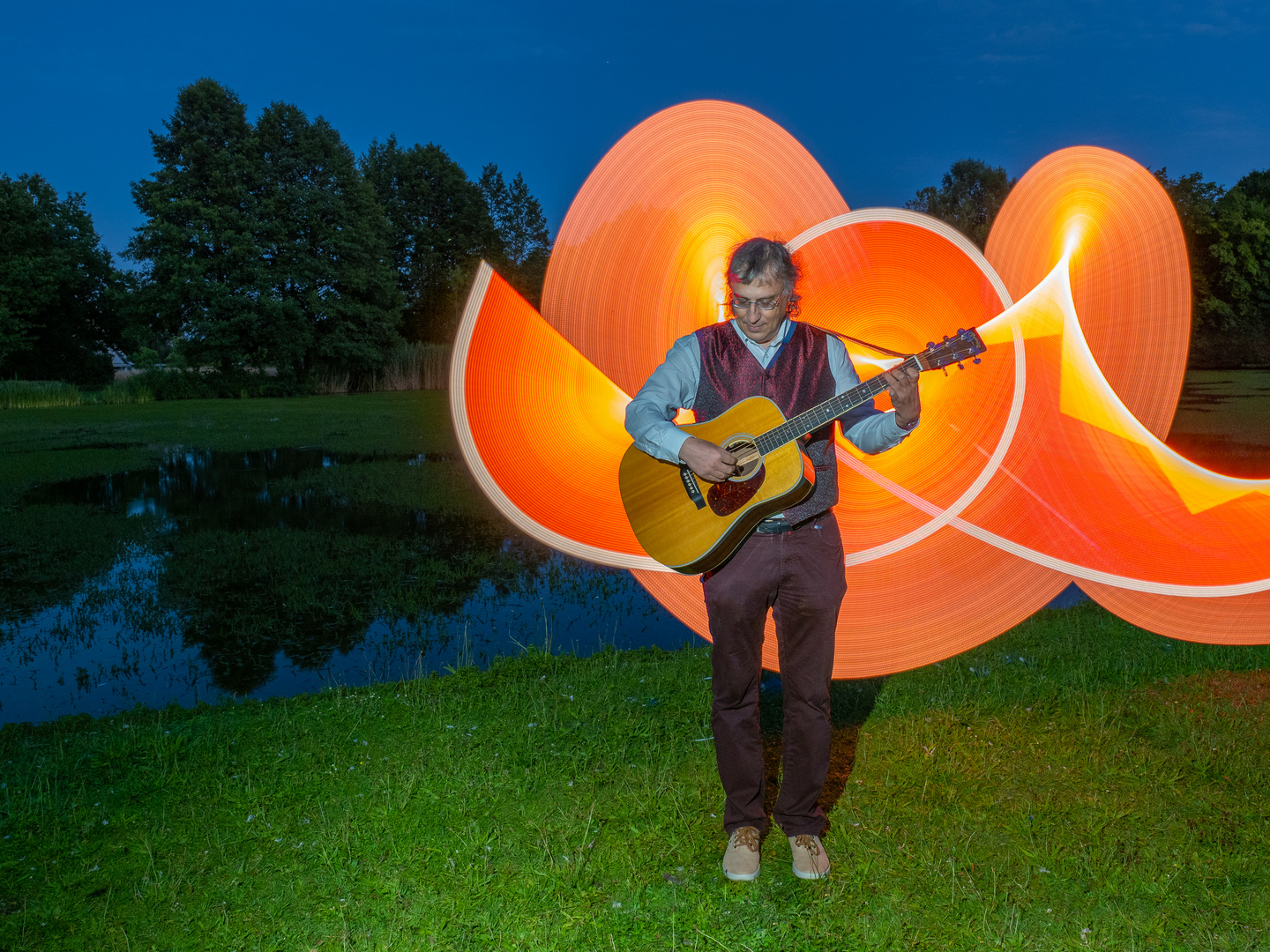 Lightpainting & Musik