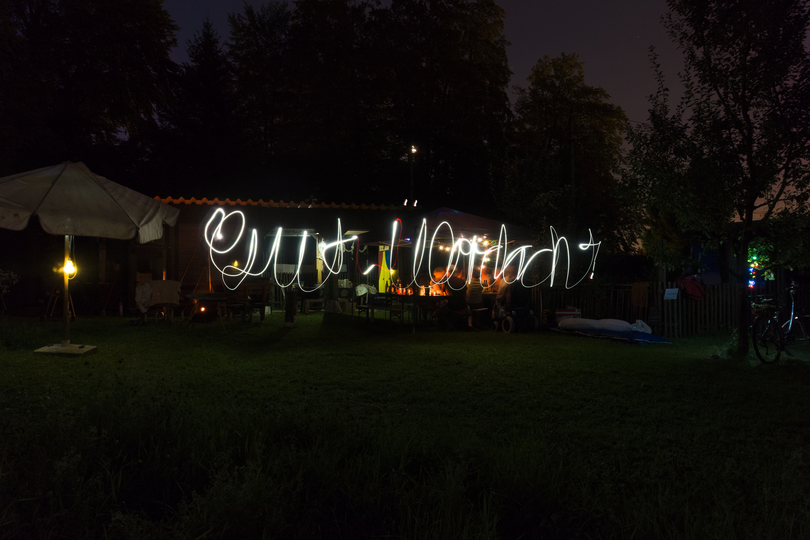 Lightpainting Sommerfest