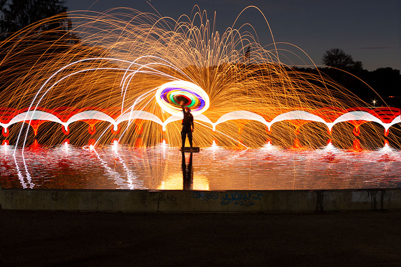 Lightpainting Stadtpark20102018