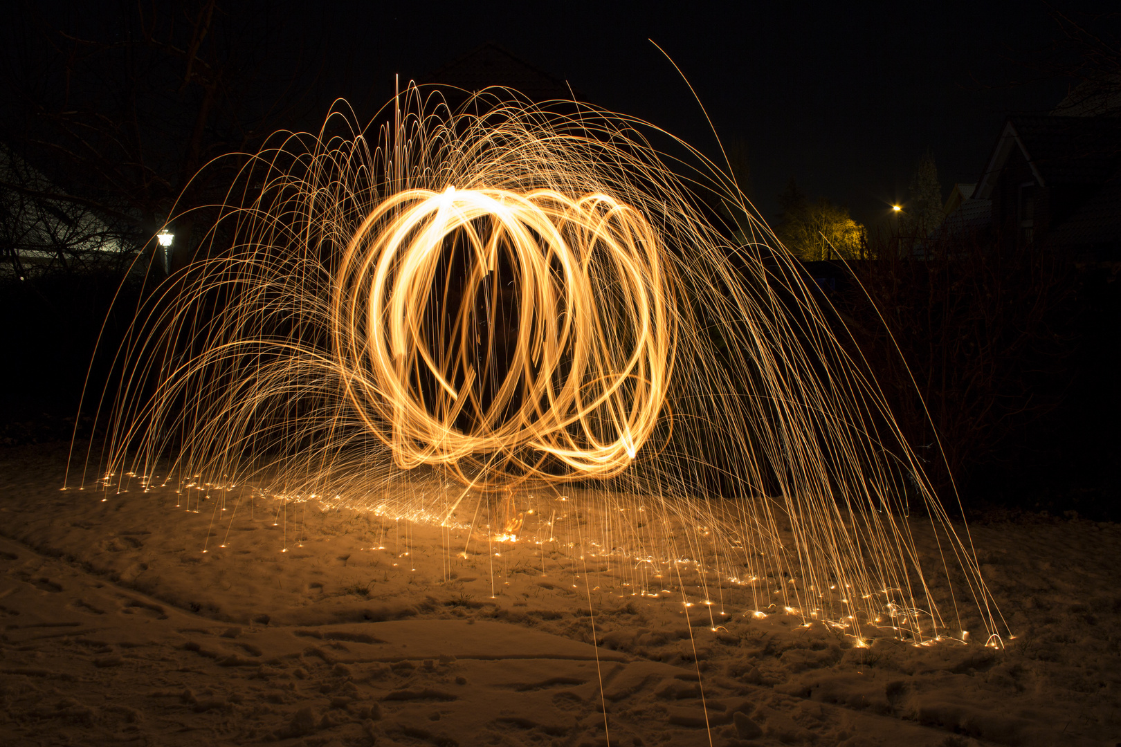 Lightpainting Stahlwolle Münster 2