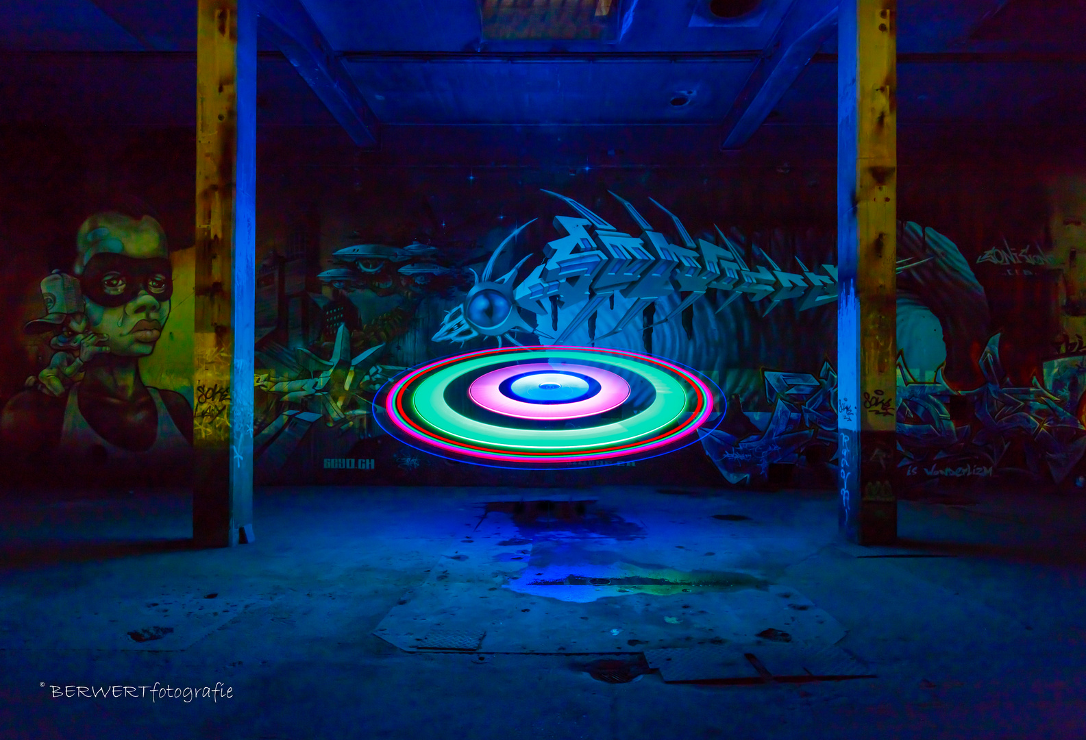 Lightpainting UFO