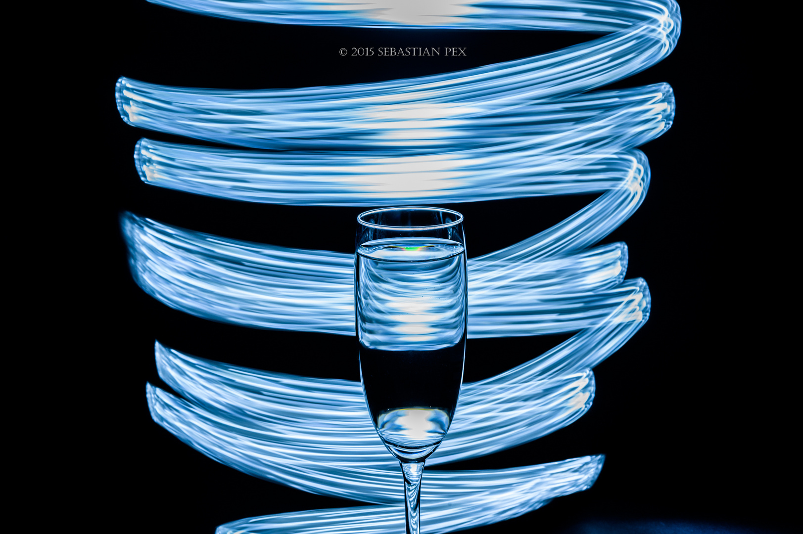 Lightpainting water feat light