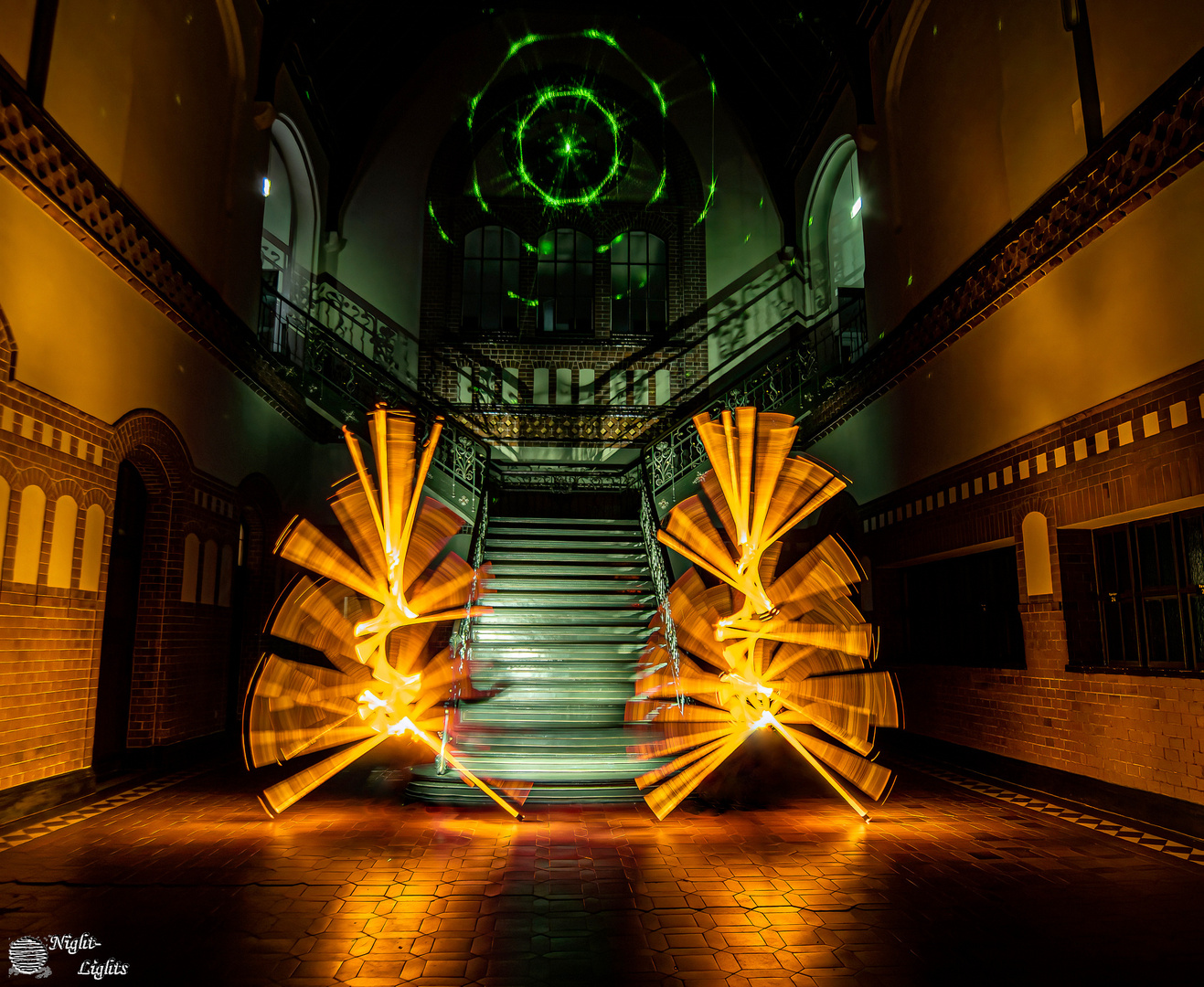 Lightpainting Zeche Zollern