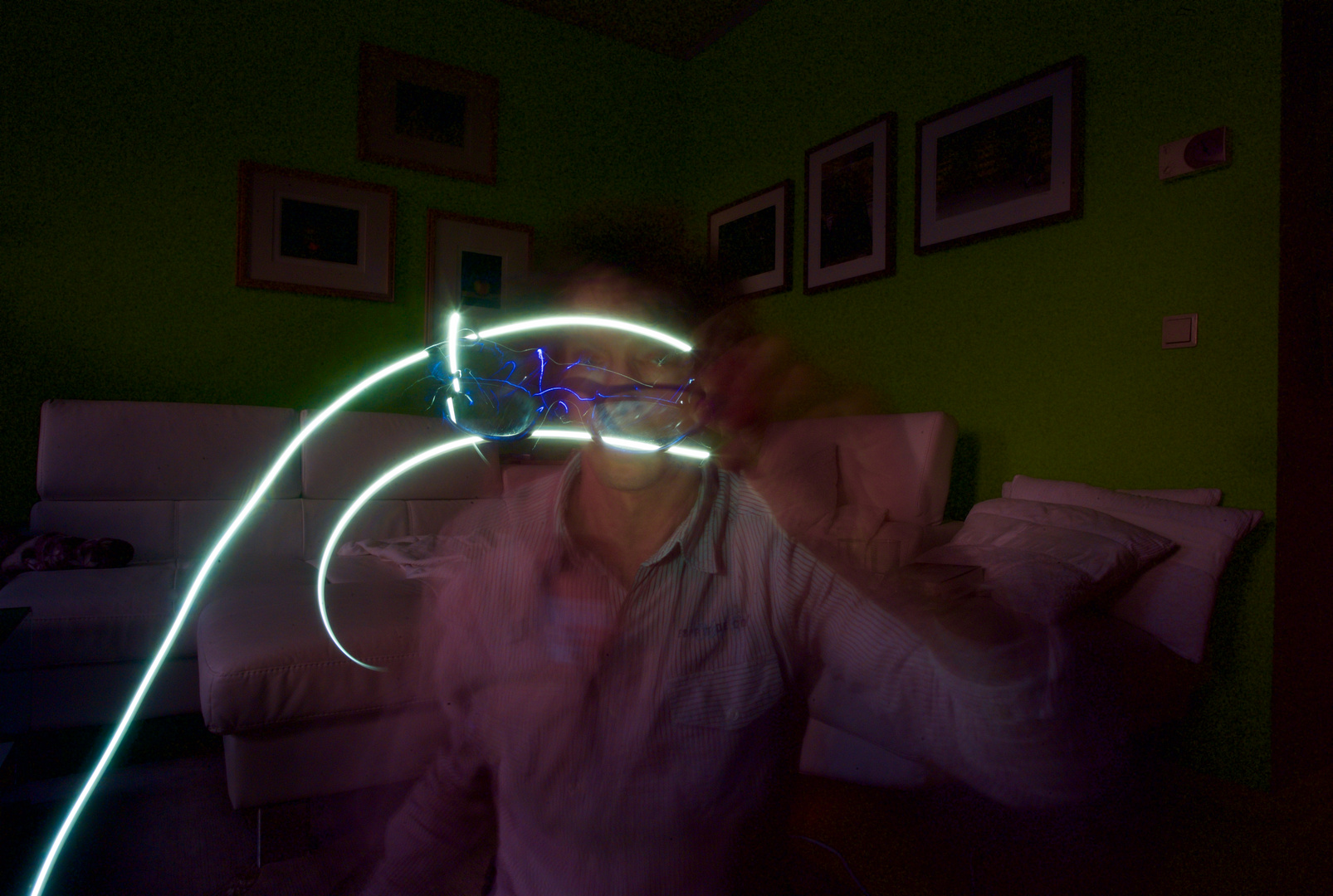 Lightpaintselfie