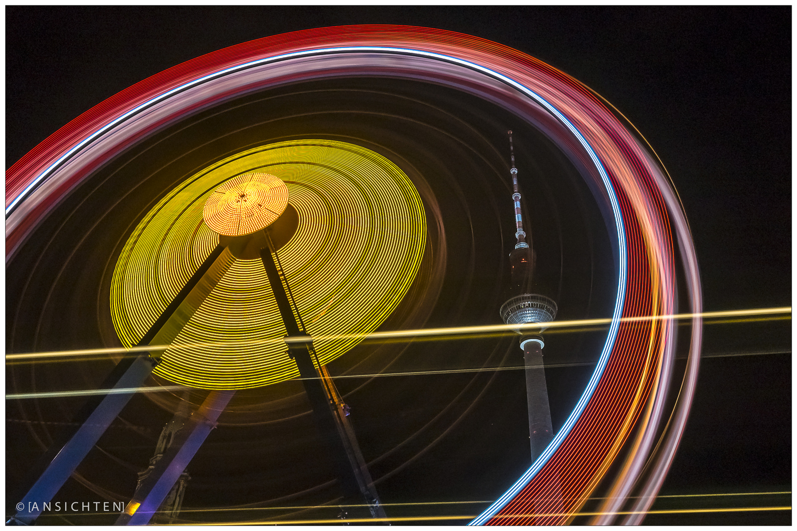 [lights of berlin - riesenrad - fernsehturm]