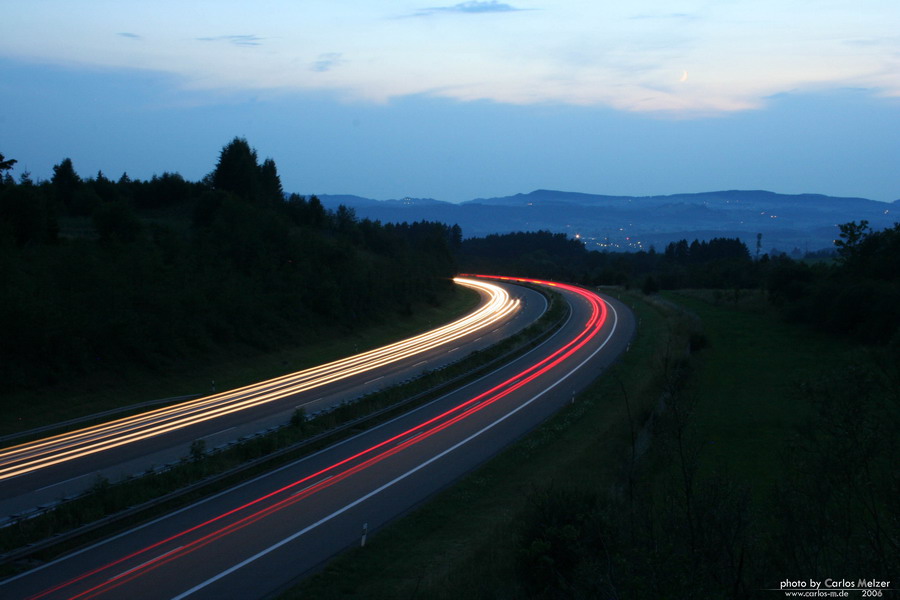 Lights of the highway