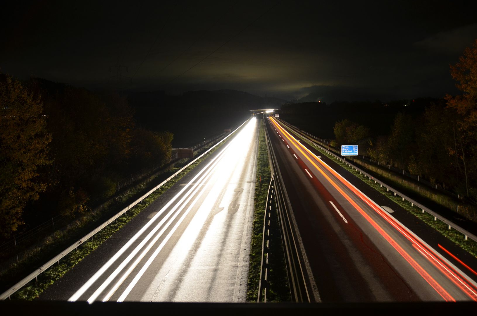 lights on the road