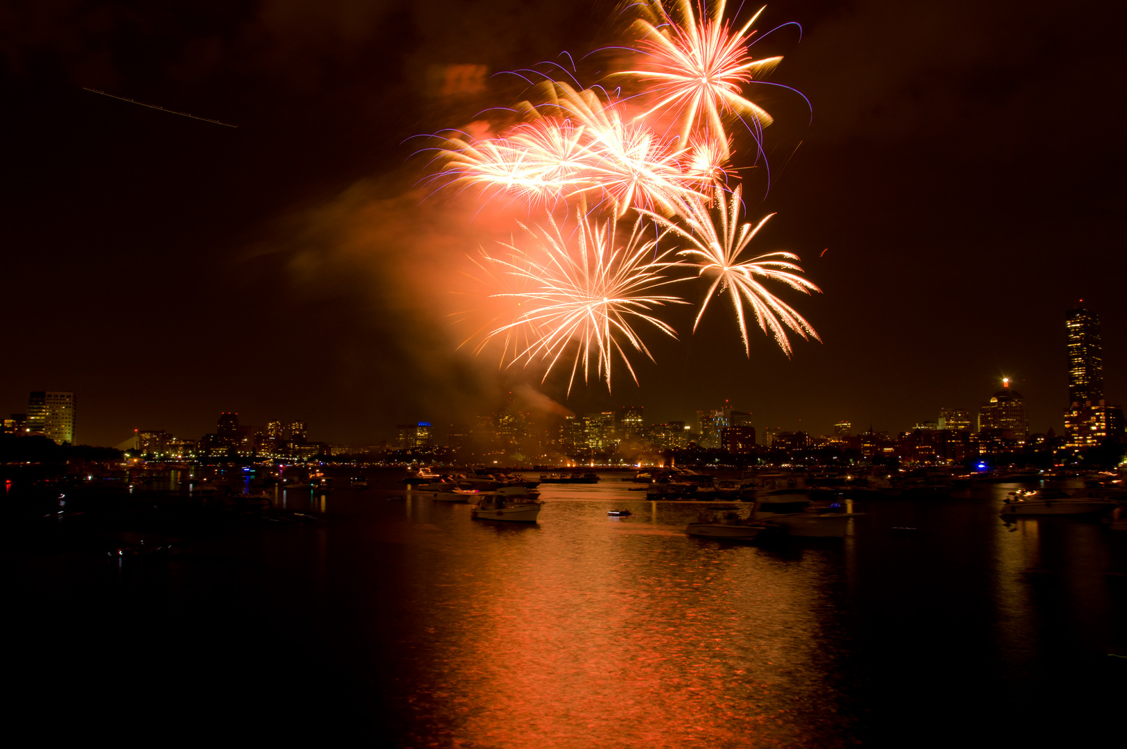 Lights over Boston