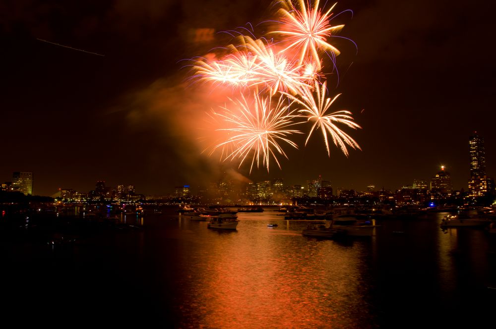 Lights over Boston by Daniel Ighisan 