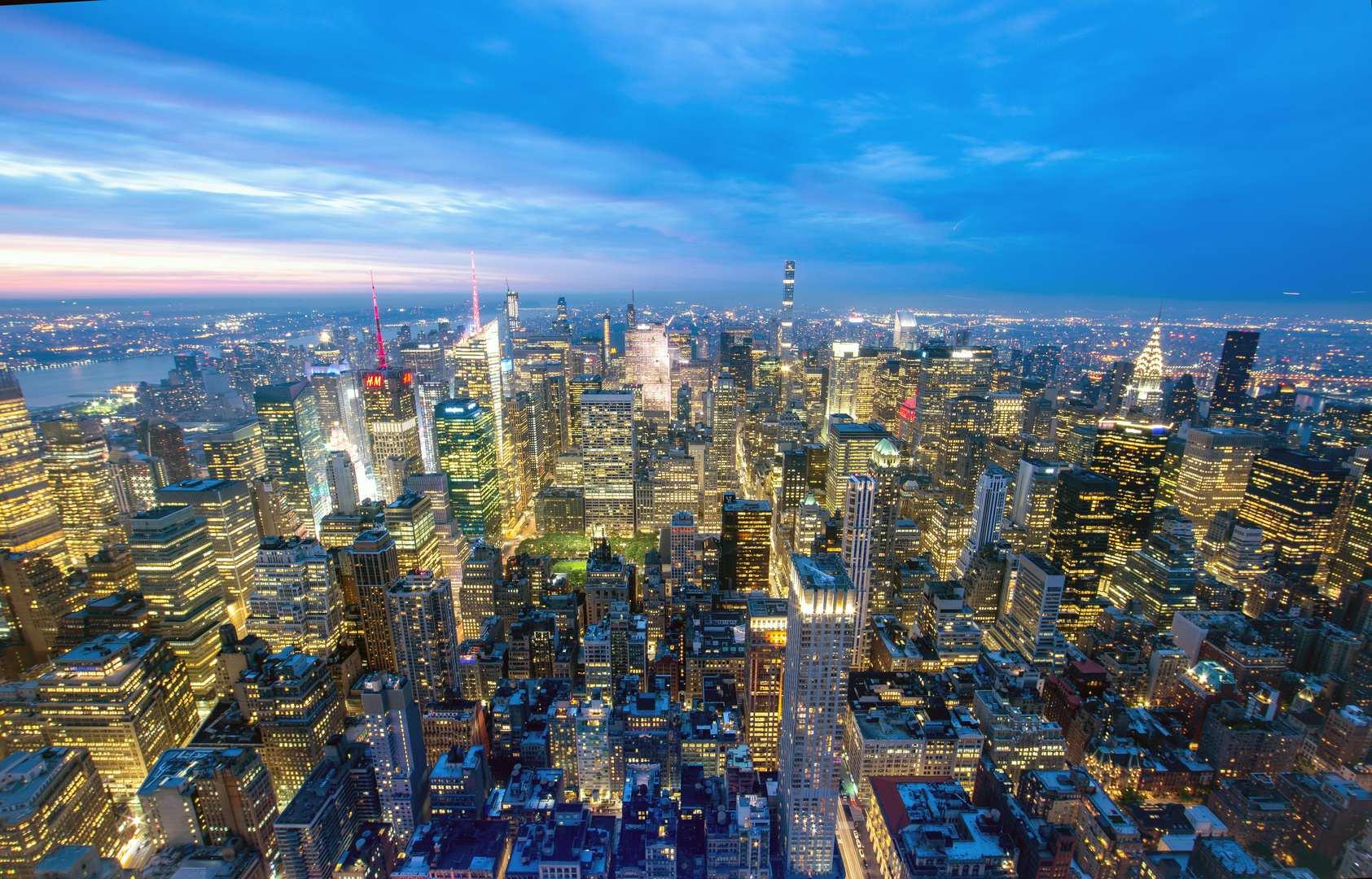 lights over Manhattan