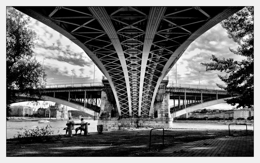 Lights under the bridge