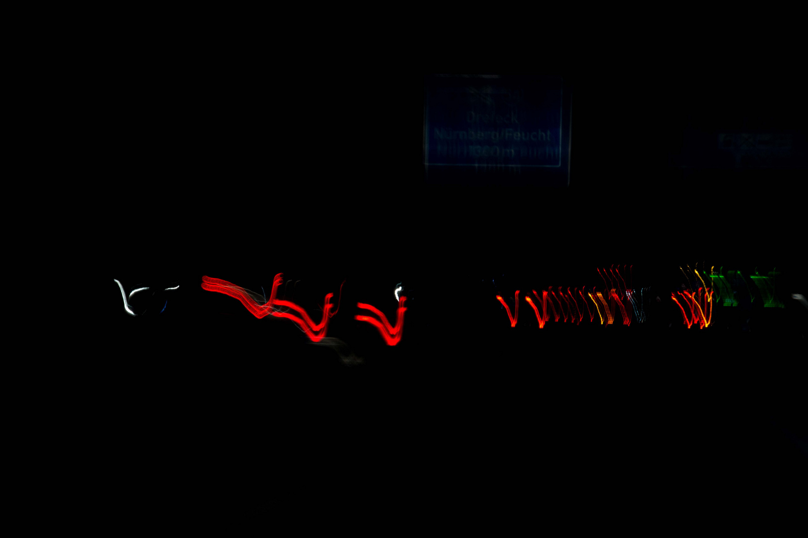 Lightscribe auf der Autobahn
