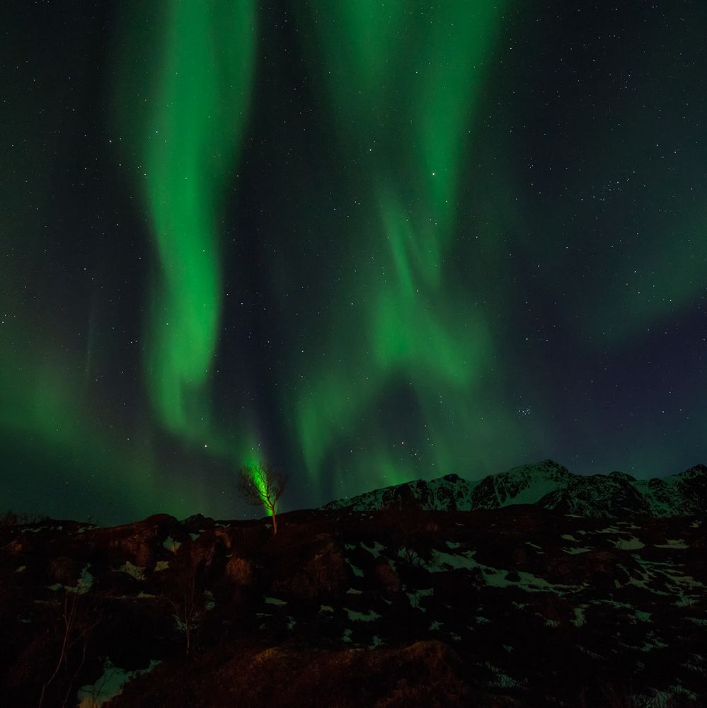 lightshow am himmel