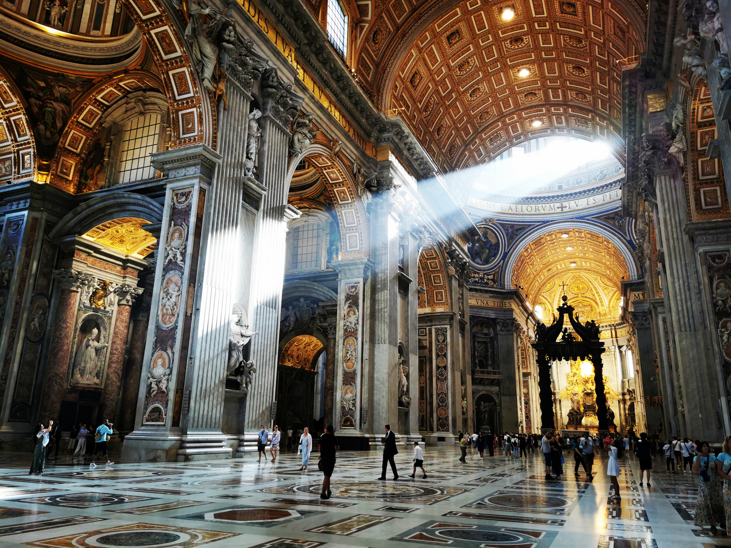 Lightshow at the Vatican