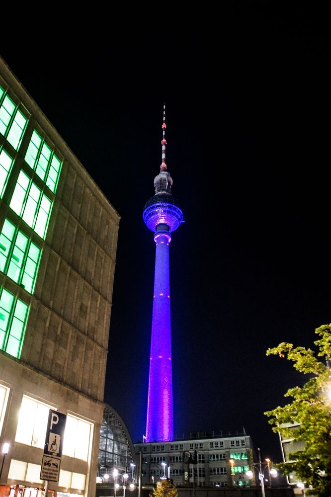 Lightshow "Berlin leuchtet" yesterday evening