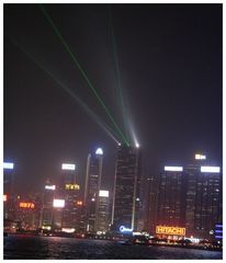 Lightshow in Hong Kong