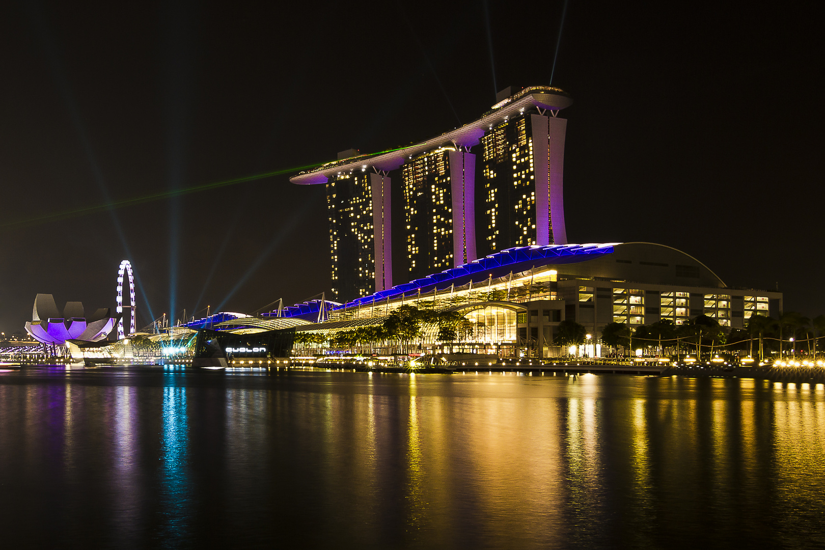 Lightshow Marina Bay Singapur