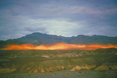 Lightspot in the Nevada Desert