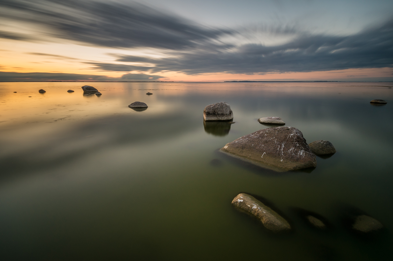 Light,water and stones