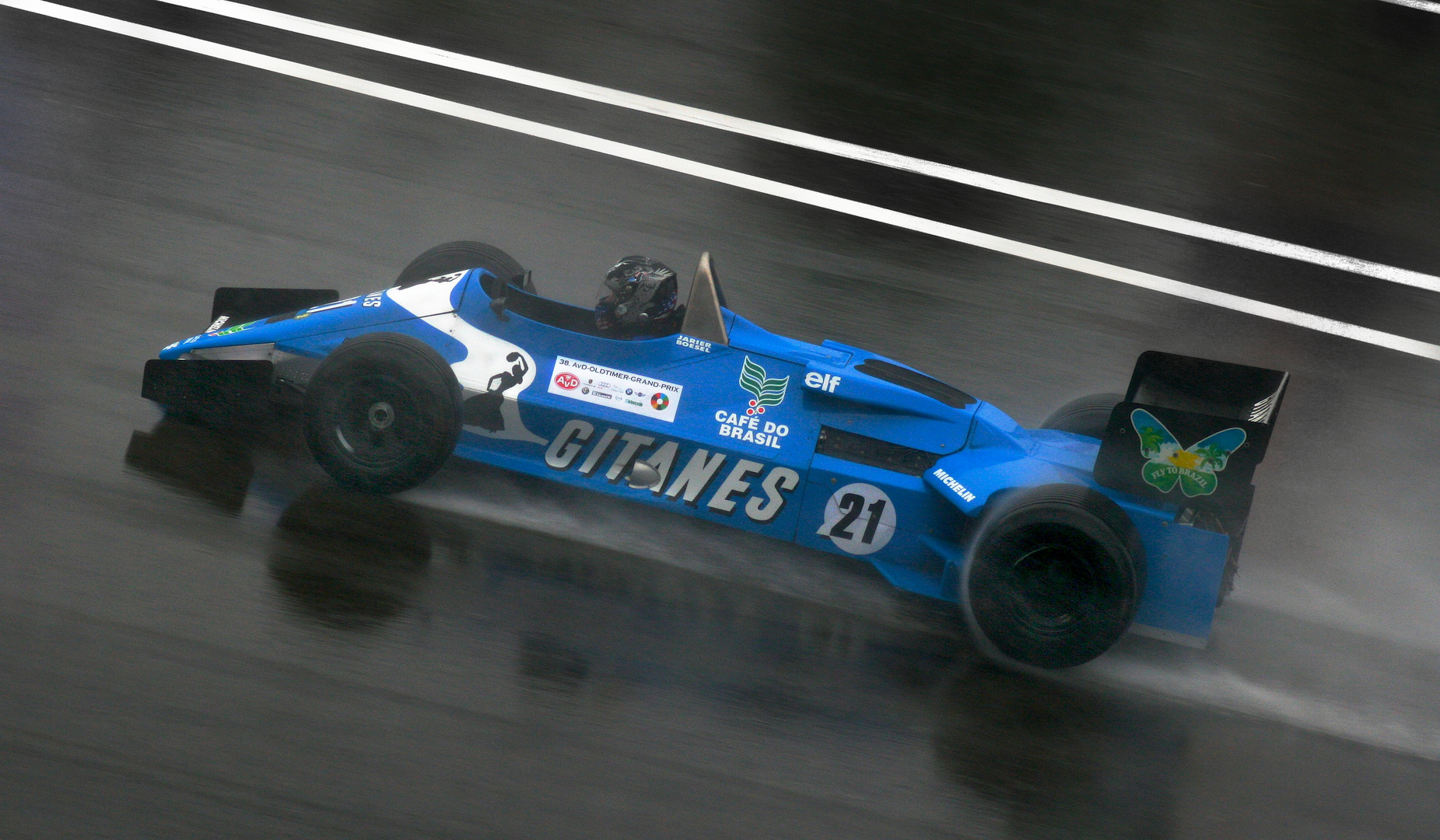 Ligier in the rain