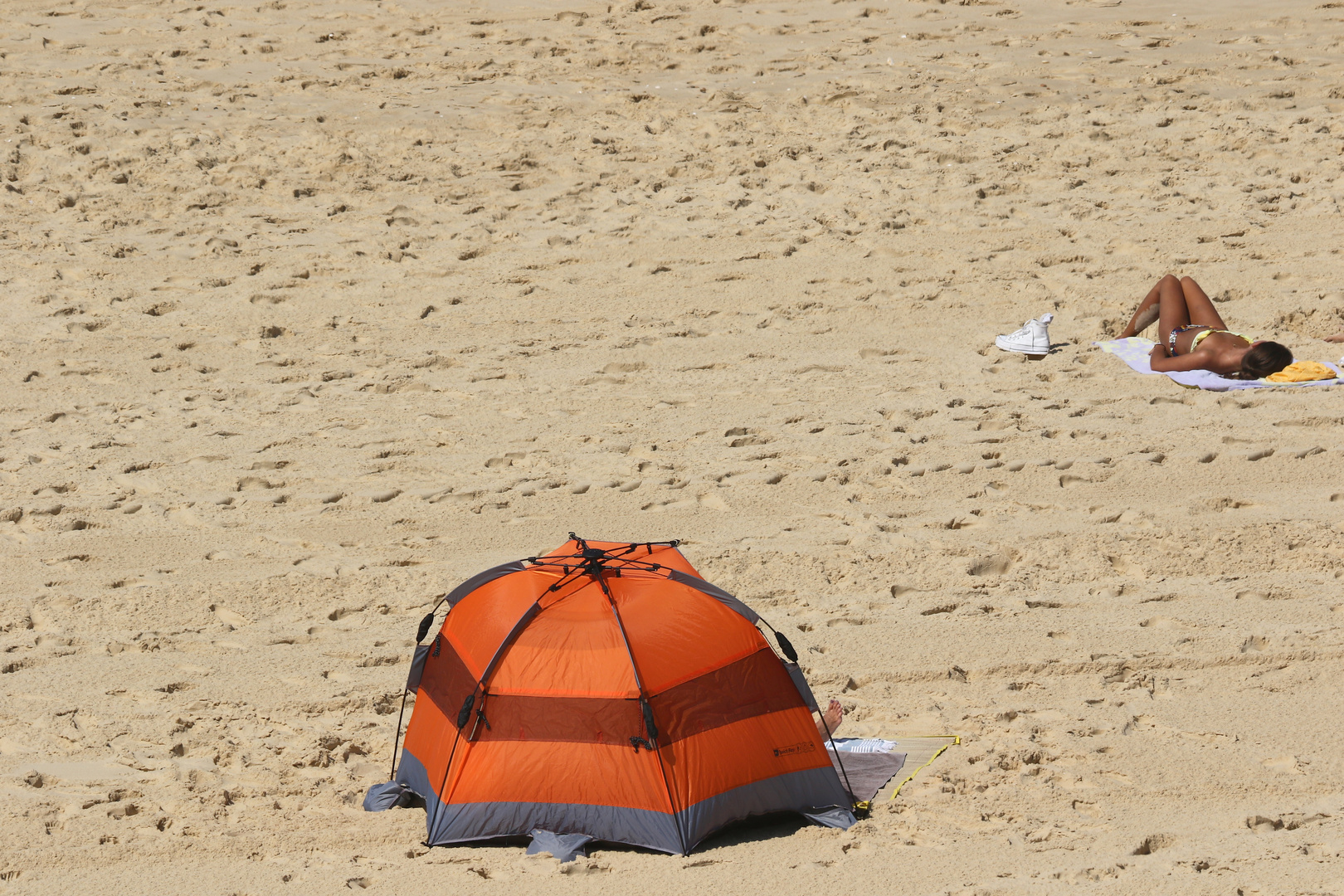 L'igloo sur la plage !