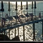 Liguria - Tramonto sul pontile