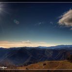 Liguria winter landscape