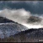 Liguria winter landscape