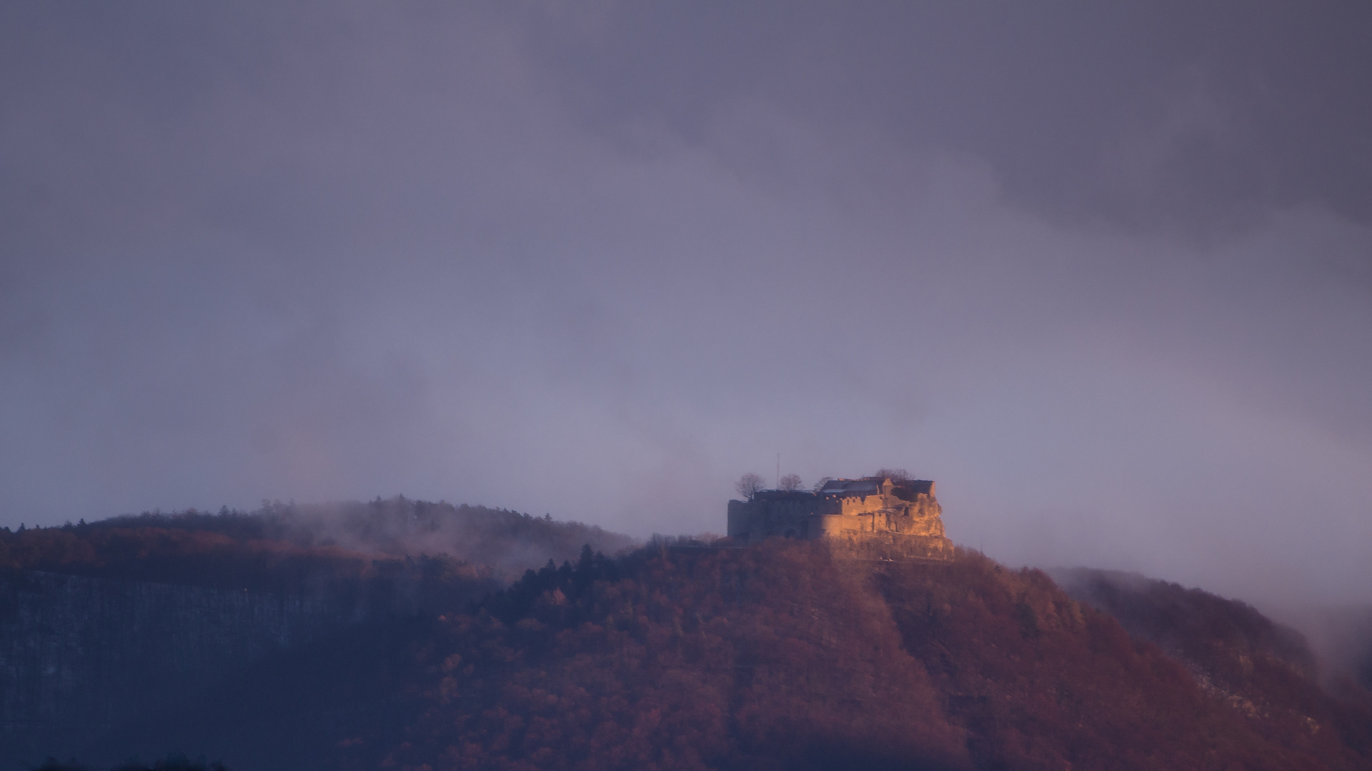 Like painted - Burg Hohenneuffen Schwäbische Alb