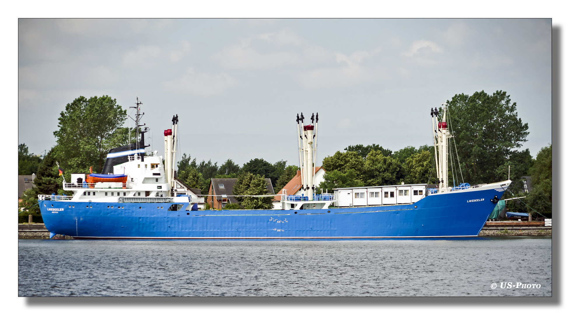 Likedeeler Stückgutfrachter im Hafen von Rostock