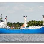 Likedeeler Stückgutfrachter im Hafen von Rostock