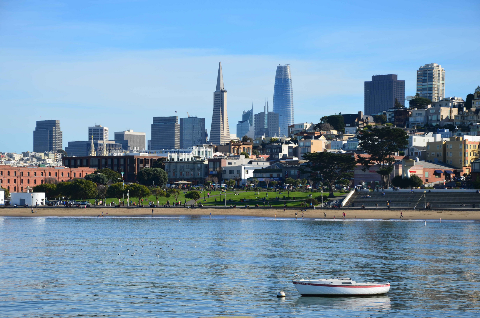 Lil' Boat in Big City -- San Francisco North Beach