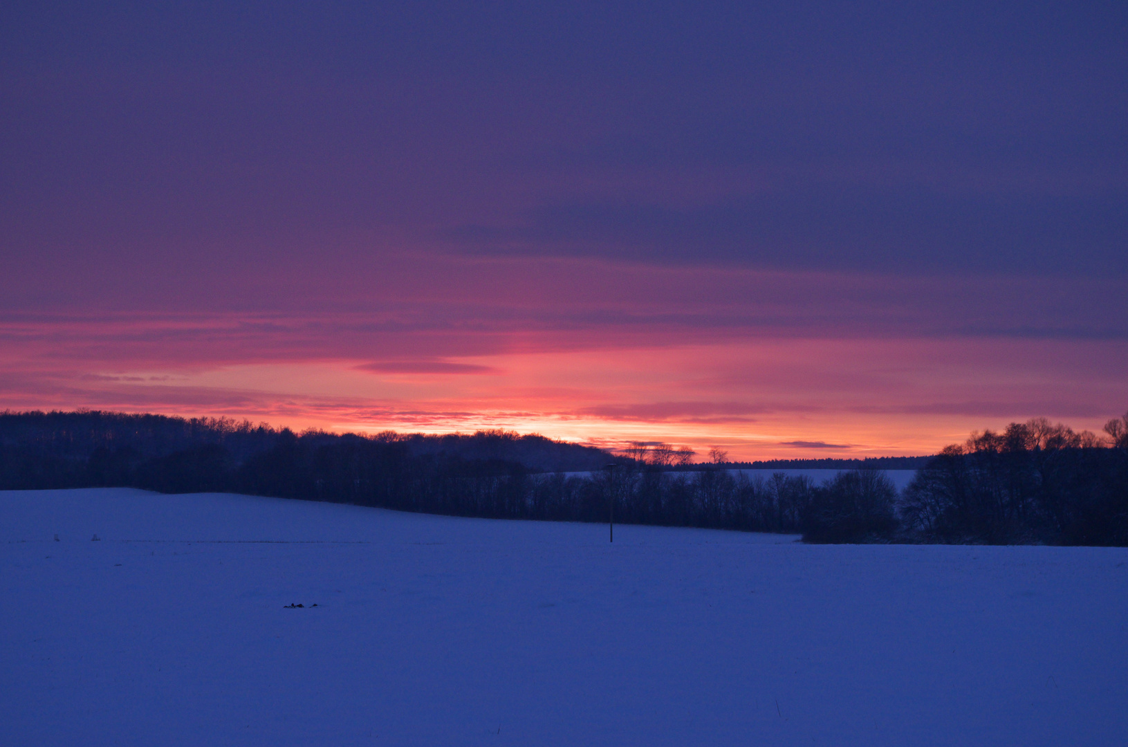 Lila-blaue Stunde