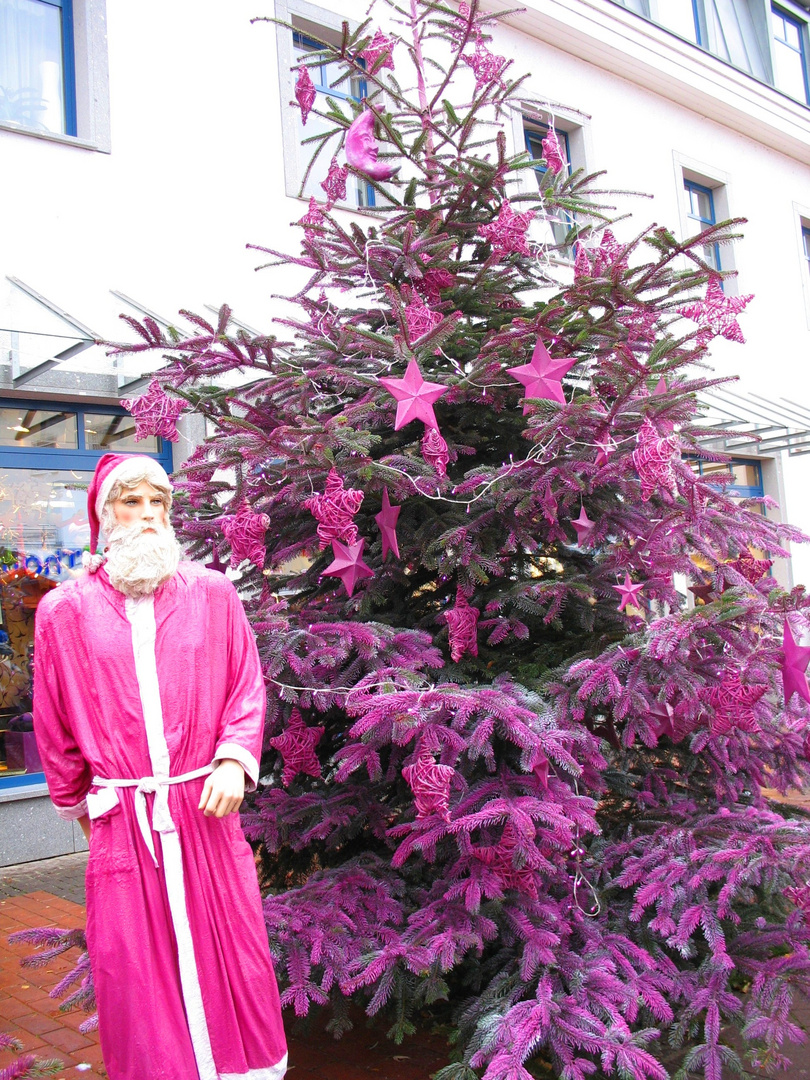 Lila Weihnachtsbaum 2009