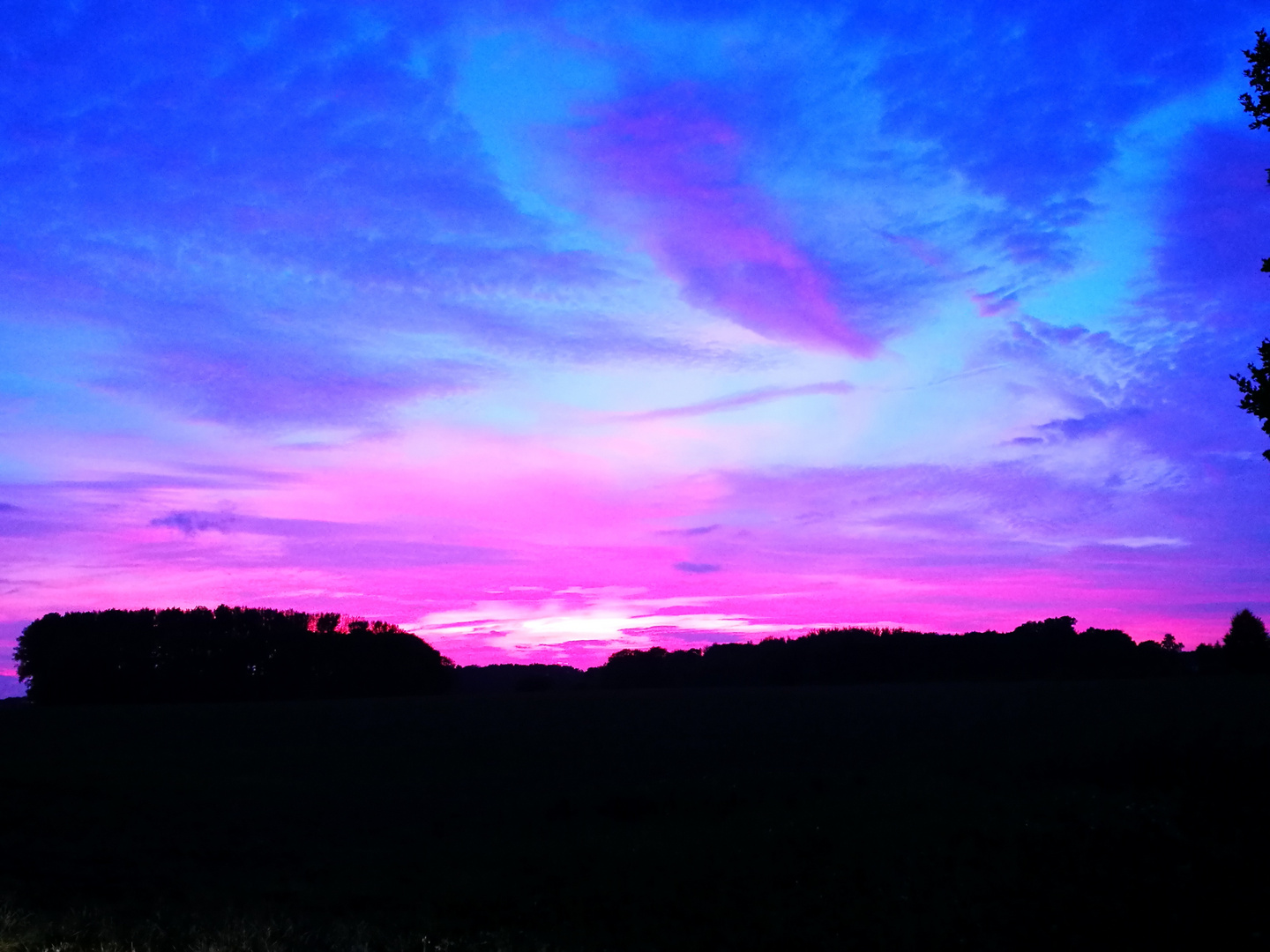 lila Wolken Foto & Bild | himmel & universum, blaue stunde, oktober