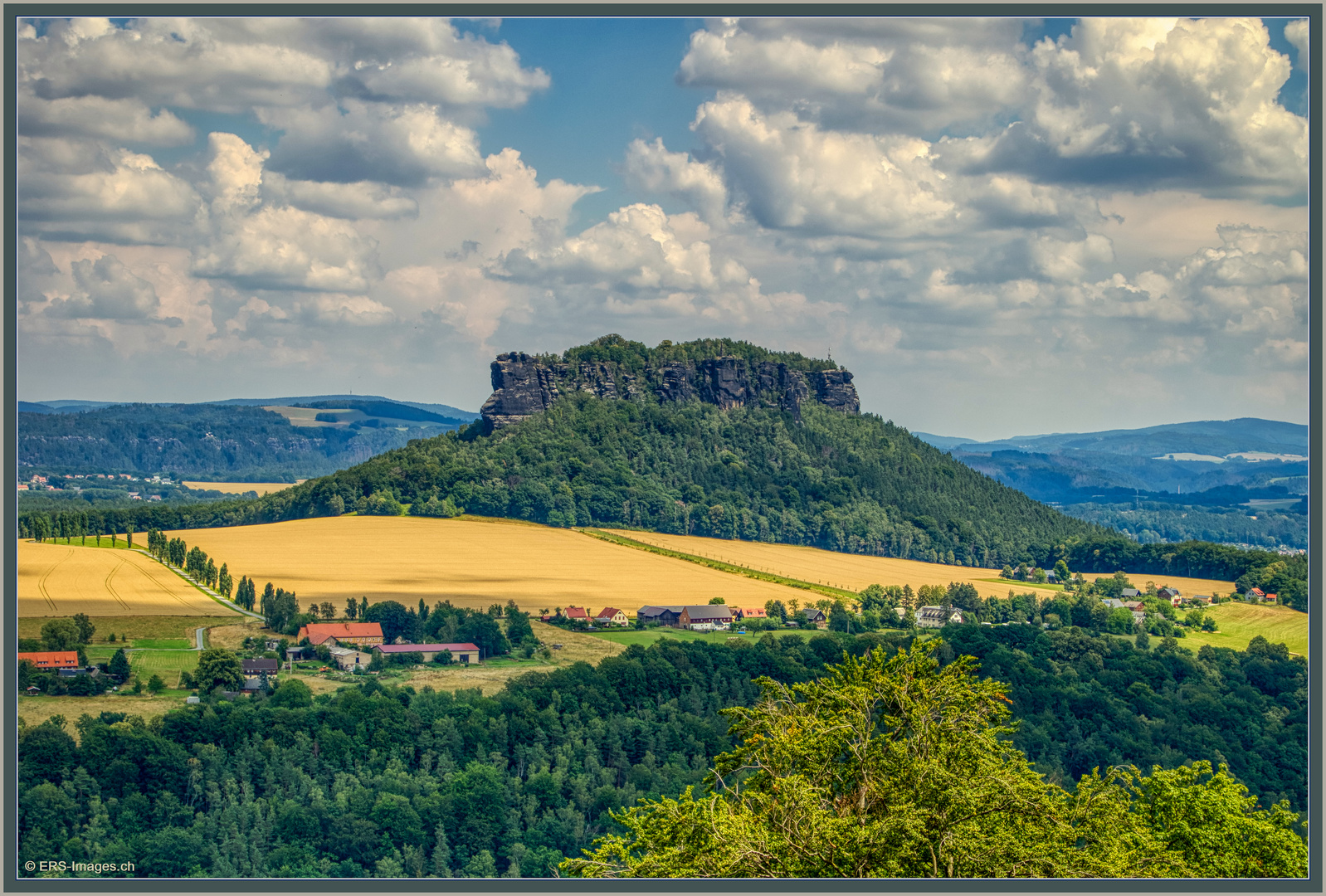 Lilienstein Ausblick aus der Festung Königstein HDR 2020-07-19 088 (1) ©