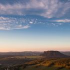 Lilienstein im Abendlicht