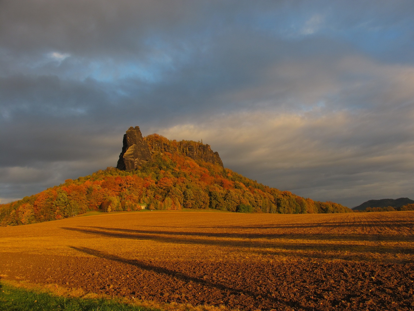 Lilienstein im Herbst