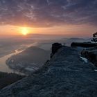 Lilienstein im Morgenlicht