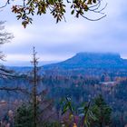 Lilienstein in der Wolke